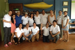 This is our reservation and adventure team in Costa Rica